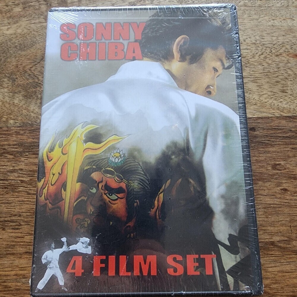 Sonny Chiba 4 Film Set DVD Martial Arts Action Box Set First Look New Sealed